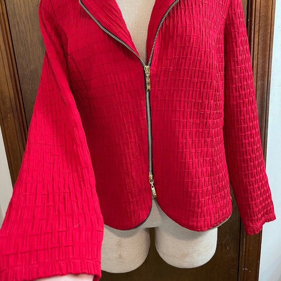 Frank Lyman Design Red Jacket Size 16 - Picture 7 of 13